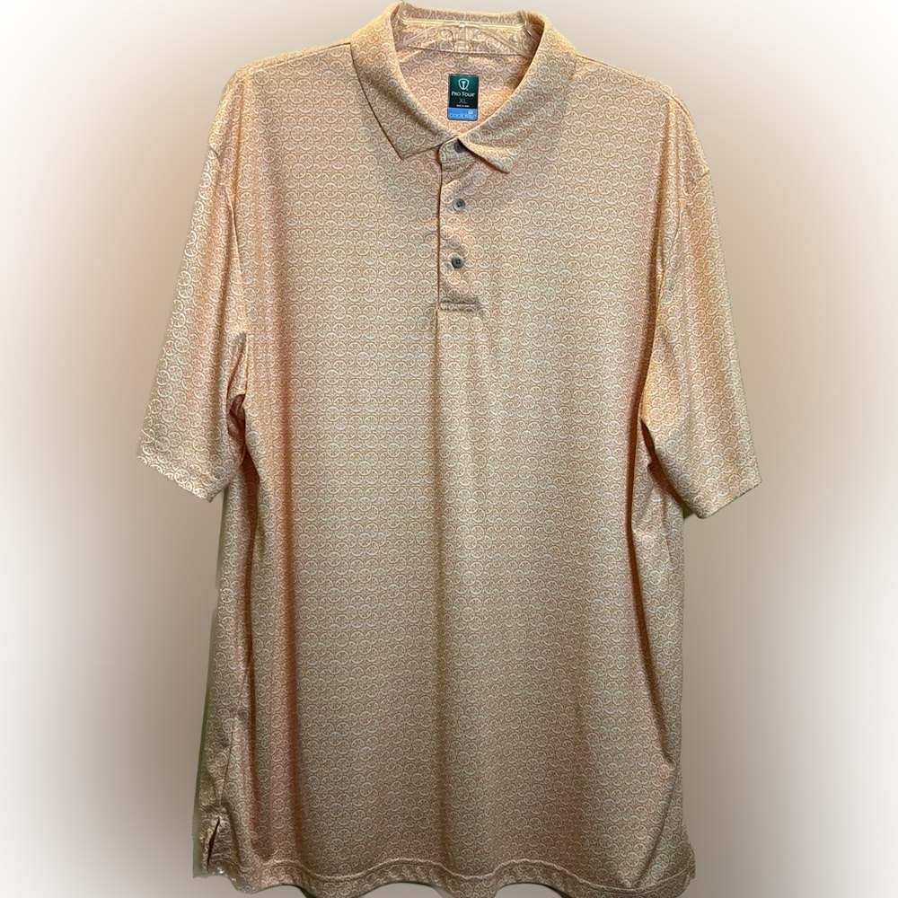Pro Tour Cool Play tangerine color Golf Polo Size XL new without tags -